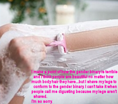 boogans:  Don’t be sorry, OP. I used to do this. Then when I became comfortable
