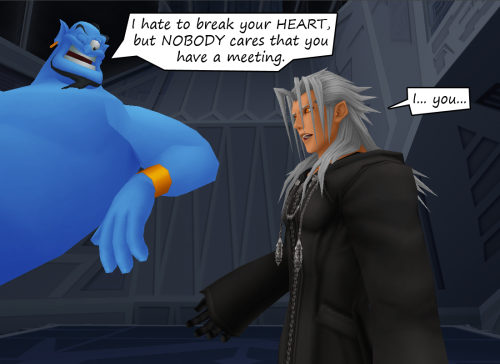 &ldquo;Xemnas was late for a meeting with other members of Orgy XIII, when he met an awfully ann