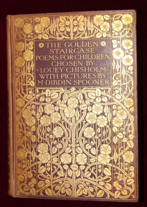 Minnie Dibdin Spooner ~ Book Cover ~ The Golden Staircase: Poems and Verses for Children ~ 1906 ~ vi