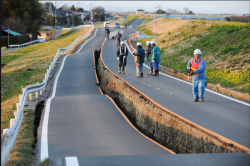 weeaboobies:  A road in japan got split right