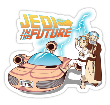 “Jedi in the Future” T-Shirt // by Bamboota