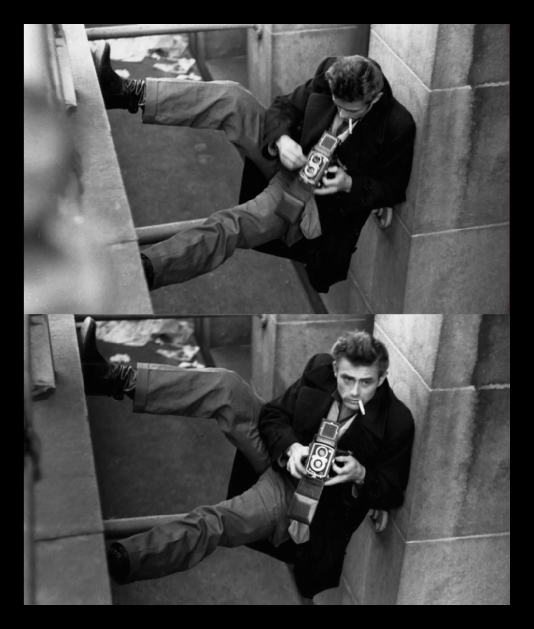 ireallylikejamesdean:  James Dean Photographed by Roy Schatt 