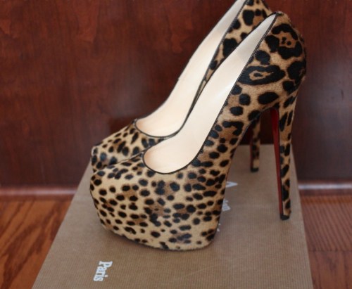 billidollarbaby:Christian Louboutin Leopard Daffodile 