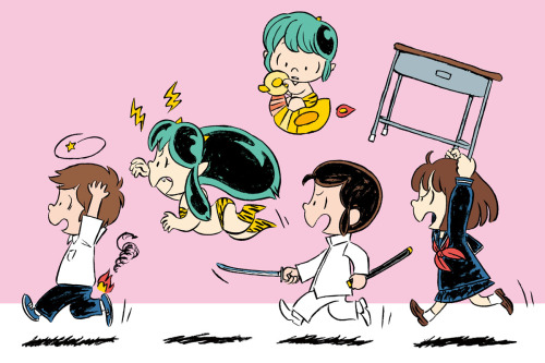jrolinks:  Schultz style Urusei Yatsura