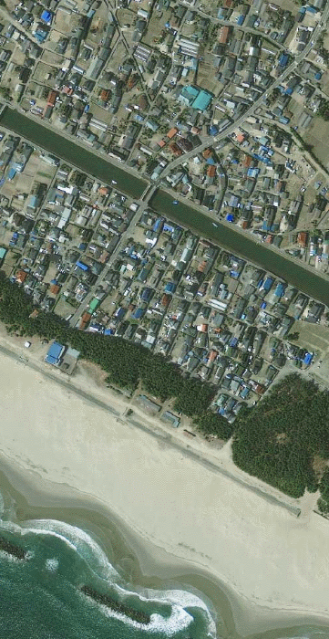 Satellite Photos of Japan, Before and After the Quake and Tsunami
