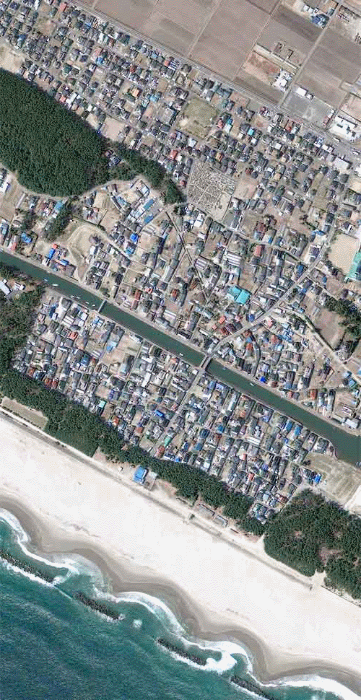 Satellite Photos of Japan, Before and After the Quake and Tsunami