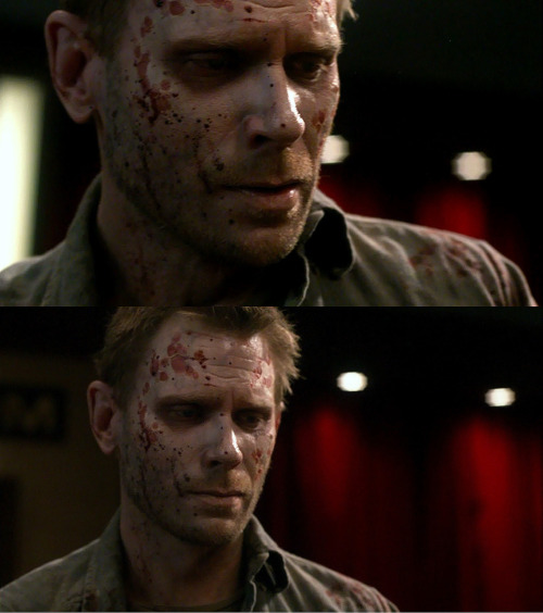 Look at him. Just fucking look at him. Sam and Dean are gone; there’s no reason to put on a sad face if it’s  just trickery. You can’t tell me Lucifer’s not torn up about what’s he’s just done.  To me, Lucifer seems