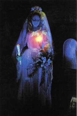 phantasmagoriaoddities:  Haunted Mansion’s “middle” bride - Disneyland 