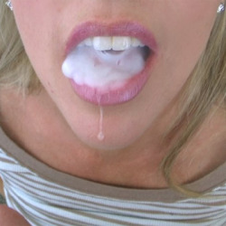 “Now swallow slut! ….. Before