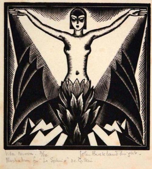 noonesnemesis: Le Sphinx by John Buckland Wright