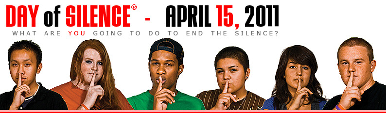 nic0peji:  32194:  April 15, 2011 is the National Day Of Silence It’s the day that