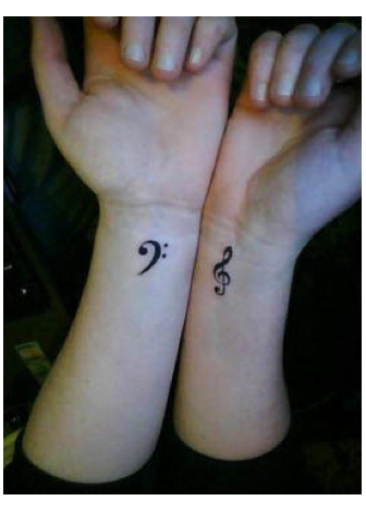 150 Meaningful Treble Clef Tattoo Designs for Music Lovers 2023
