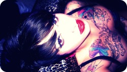 your-body-is-a-canvas:  annarism.tumblr.com  Pin cushion &amp; tattooed lady.