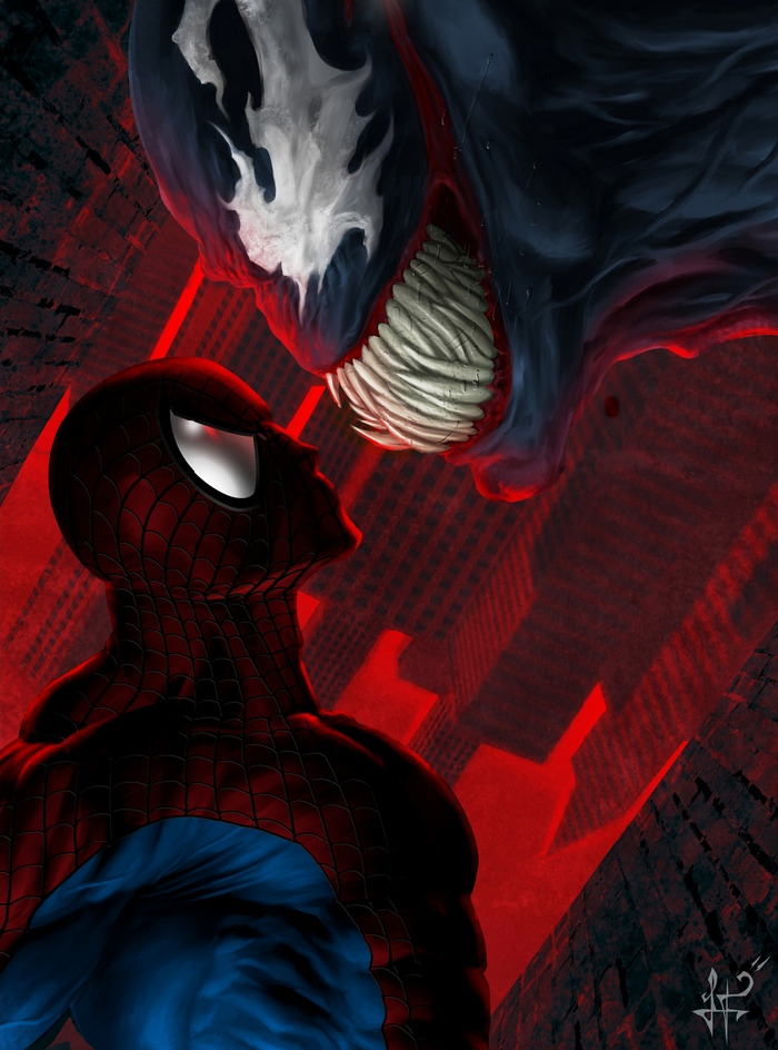 The two rivals Venom and Spider-Man face off in this marvelous illustration by Luciano Fleitas. Who is your favorite contender out of the two?
Related Rampage: Bring it
Spidey vs Venom by Luciano Fleitas / demitrybelmont (deviantART)