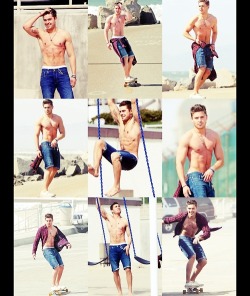 Zac in jeans!  He’s growing up too