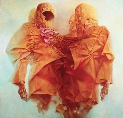 snowce:  Zdzislaw Beksinski, 1987, oil on