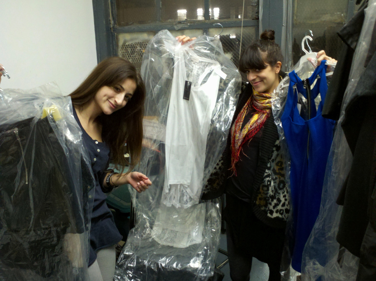 The Zambri girls stopped by the SENA studio in the Garment District to pick up some looks for SXSW in Austin!