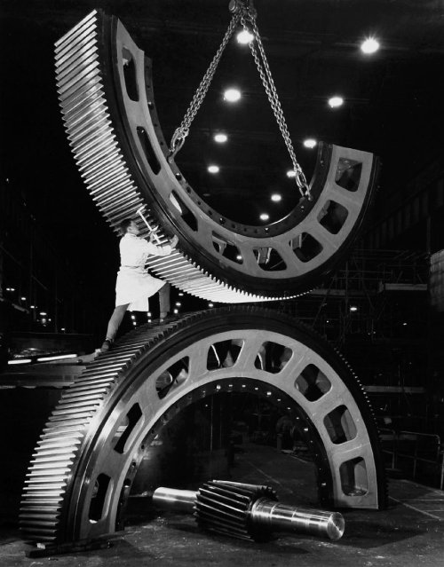 Gears for Mining Industry photo by Wolfgang Sievers, 1967