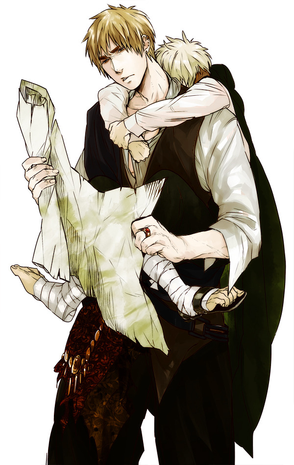 raptor-22:  Medival Arthur and the Pirate again. Man. Pirate Arthur is a very attractive