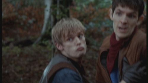 stupidfacesofmerlin:Double derp! has this been posted before? sorry if it has(Submitted by allograph