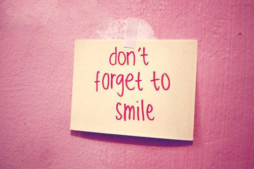 Just speak from the heart And don’t forget to smile…