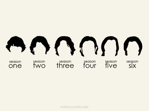 katiesworldorder:  The Evolution of Sam Winchester’s Hair  omg. it’s like character development sucked all of the volume out of his do. O_O