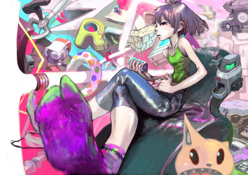 A colorful thank you for ya’ll being patient. Noodle spam. 