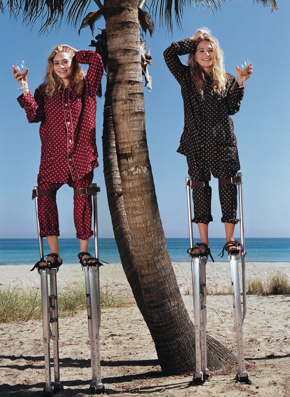 vogue:
“ Mary-Kate and Ashley Olsen Photographed for the April Issue of Vogue by Bruce Weber
Read the profile by Sarah Mower on Vogue.com.
”
it’s cute how they still match!
- Connie
