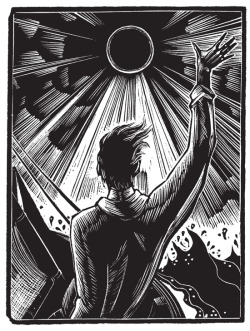 utnereader:  Starting with 1929’s Gods’ Man, Lynd Ward produced this work over a period of eight years. The gorgeous new edition follows Ward’s preferred format, one woodcut per page, and the narratives unfold with remarkable clarity from one striking