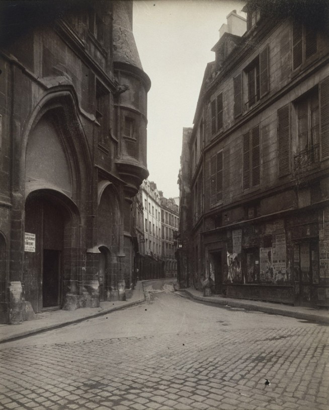 dharmabum71:  Eugène Atget, ‘Rue du Figuier’, 1924, Albumen print, 9 in. x 7