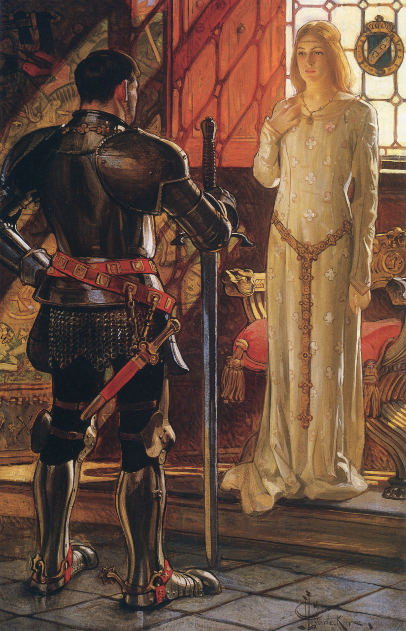 royal-insane:  Ridolfo and Gismonda by J.C. Leyendecker, 1906 