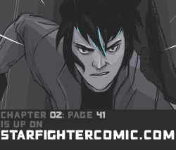 Starfighter Chapter 02 page 41 is up on the site! http://starfightercomic.com/index.html