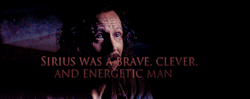 Redvisors:   Dumbledore: ”Sirius Was A Brave, Clever, And Energetic Man, And