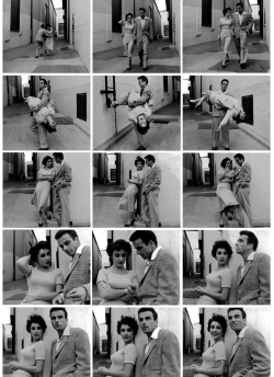 Elizabeth Taylor and Montgomery Clift, February