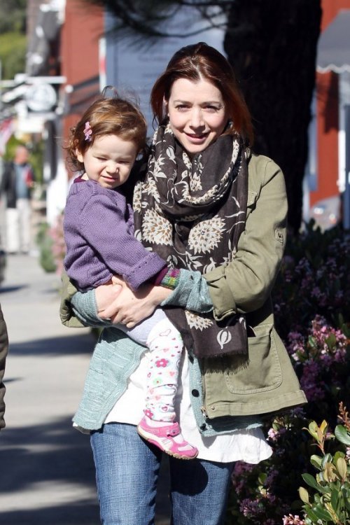 fuckyeahjosswhedon: Happy Birthday Alyson Hannigan and daughter Satyana Denisof! Expect a picspam t