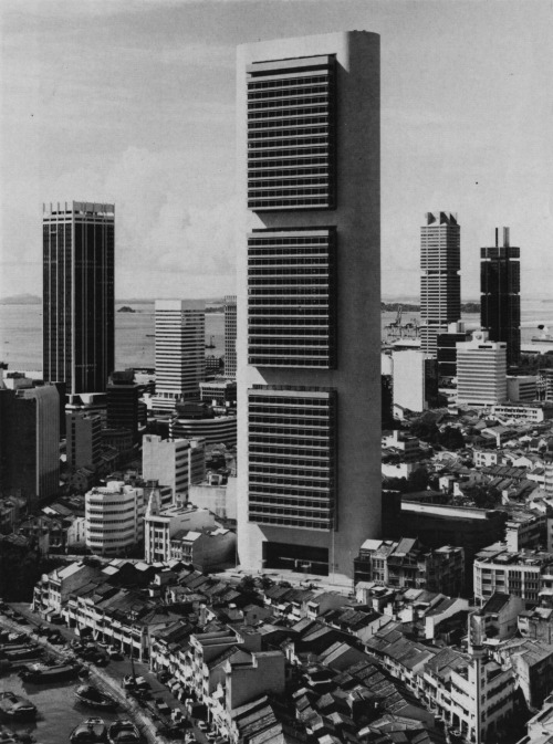 archiveofaffinities:  I.M. Pei, Oversea Chinese Banking Corporation, Singapore, 1976  