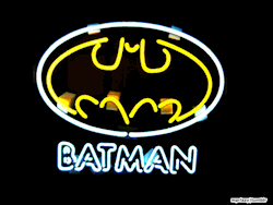 batmania:  Batman neon gif. Via