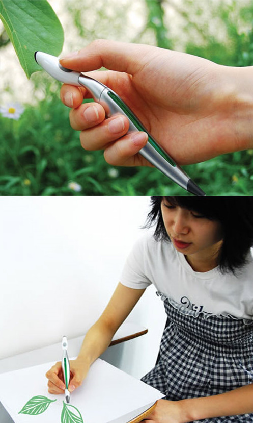 nitrox72:  52hearts:   Korean designer jinsu park designed a con­cept pen that adopts