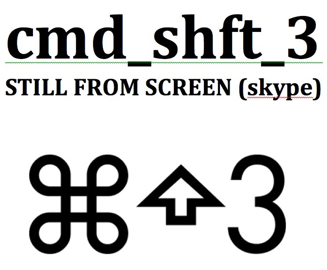 massimilianogriggio:  cmd_shft_3 STILL FROM SCREEN (skype) Idea: Questo mio progetto