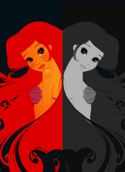 fancysomedisneymagic:  Ariel Symetry