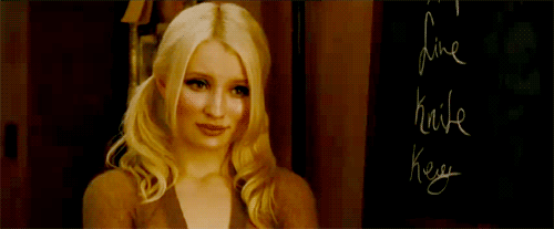 gagaonthedancefloor:  she hardly smiles in the movie so this is heartwarming :) 