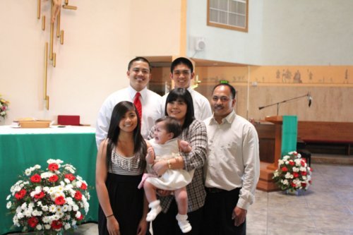 pictures from my sister's baptism