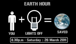 sayingimages:  Support the EARTH HOUR tonight