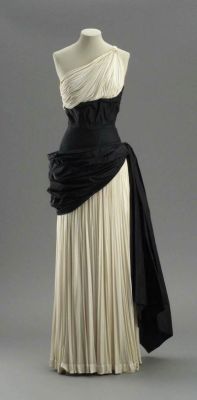 Omgthatdress:  Madame Grès Evening Dress Via The Museum Of Fine Arts, Boston 