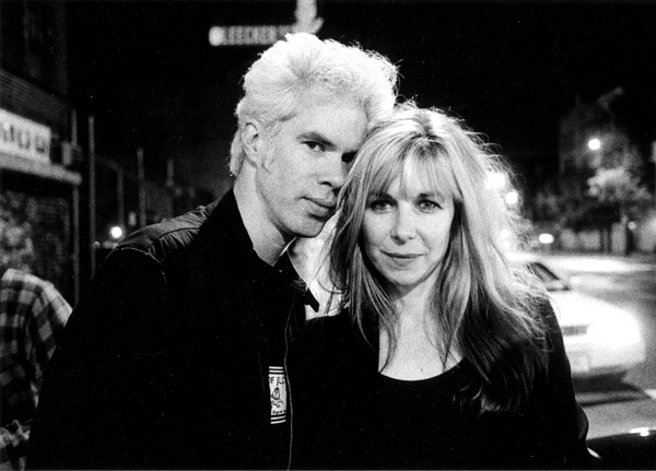 heckyesjimjarmusch-blog:  Jim Jarmusch with partner Sara Driver, Bowery, New York,