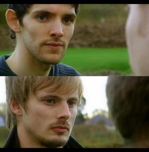 Colin’s eyes: Why aren’t you in my pants already?Bradley’s eyes: I don’t kno