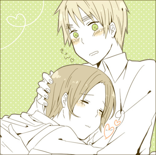 krystal-tsuki:  agirlnameddisaster:  Starting both my Angel Team and Austria/Italy spam for krystal-tsuki now!  çOç” I love you, you know … ♥ this pic is so cute <3333  eeeeeeeeeee