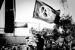 rrriot:  higher-higher anarchist flag - the state is the main enemy!