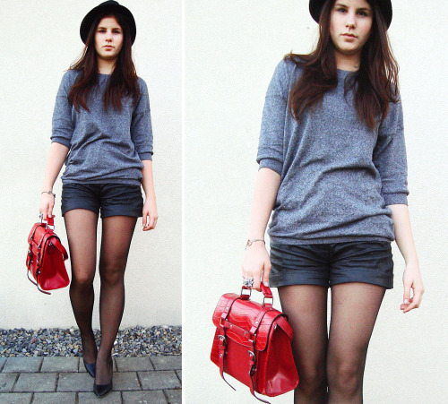 Lookbook.nu: IT CUT ME LIKE A KNIFE, WHEN YOU WALKED OUT OF MY LIFE Sweater: oldLeather shorts: LaRe