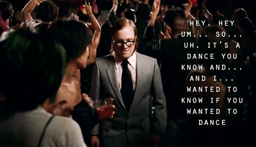 At a school dance